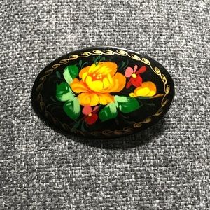 Hand painted pin